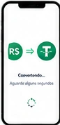 Passo 3 - Conversão automática BRL para USDT